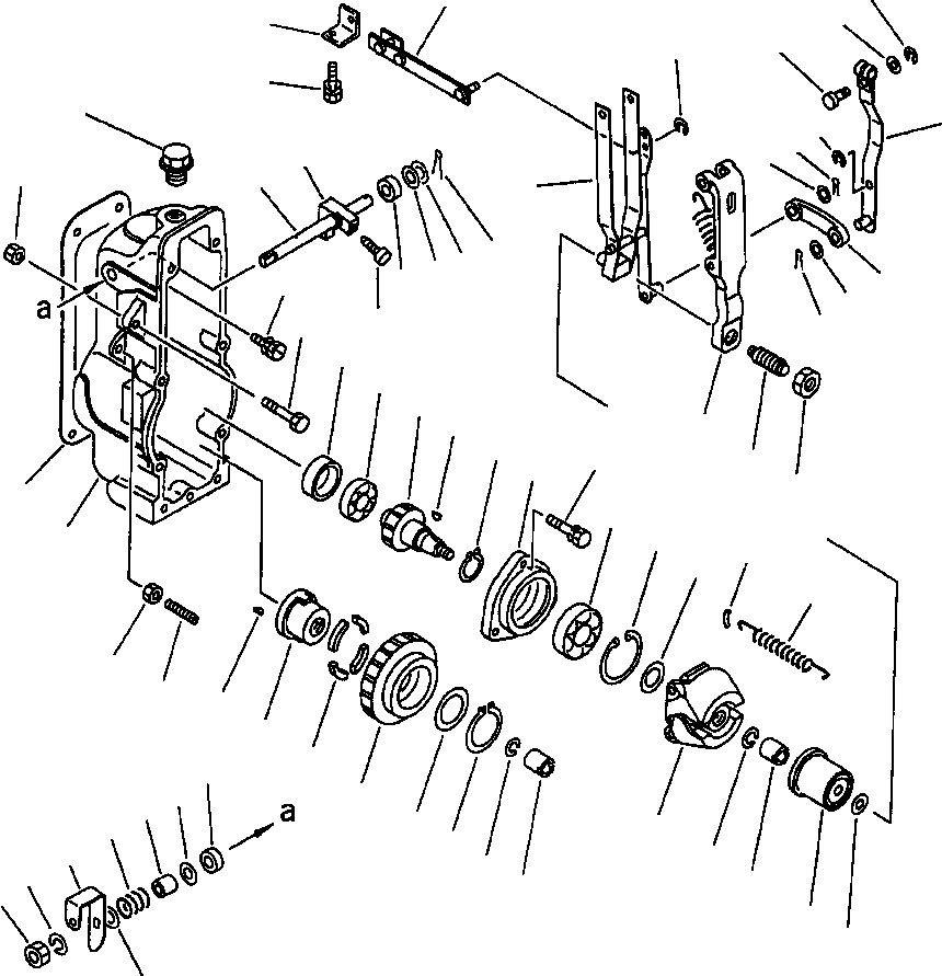 Регулятор в сборе DK105447-1030 KOMATSU
