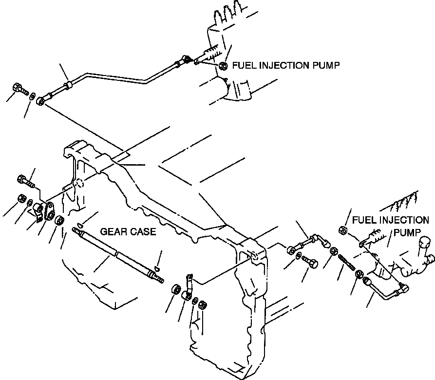 Гайка с левой резьбой 01508-00603 KOMATSU