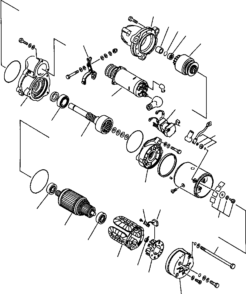 STARTING MOTOR ASS'Y,(7.5KW) 600-813-4920 KOMATSU