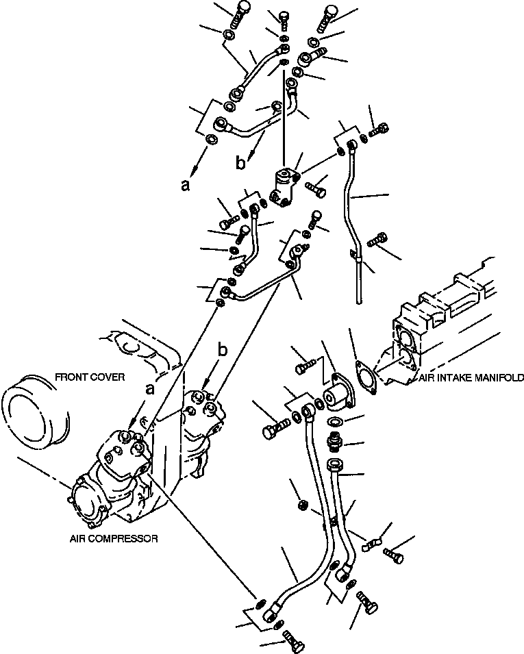 TUBE,AIR BYPASS 6215-81-5261 KOMATSU