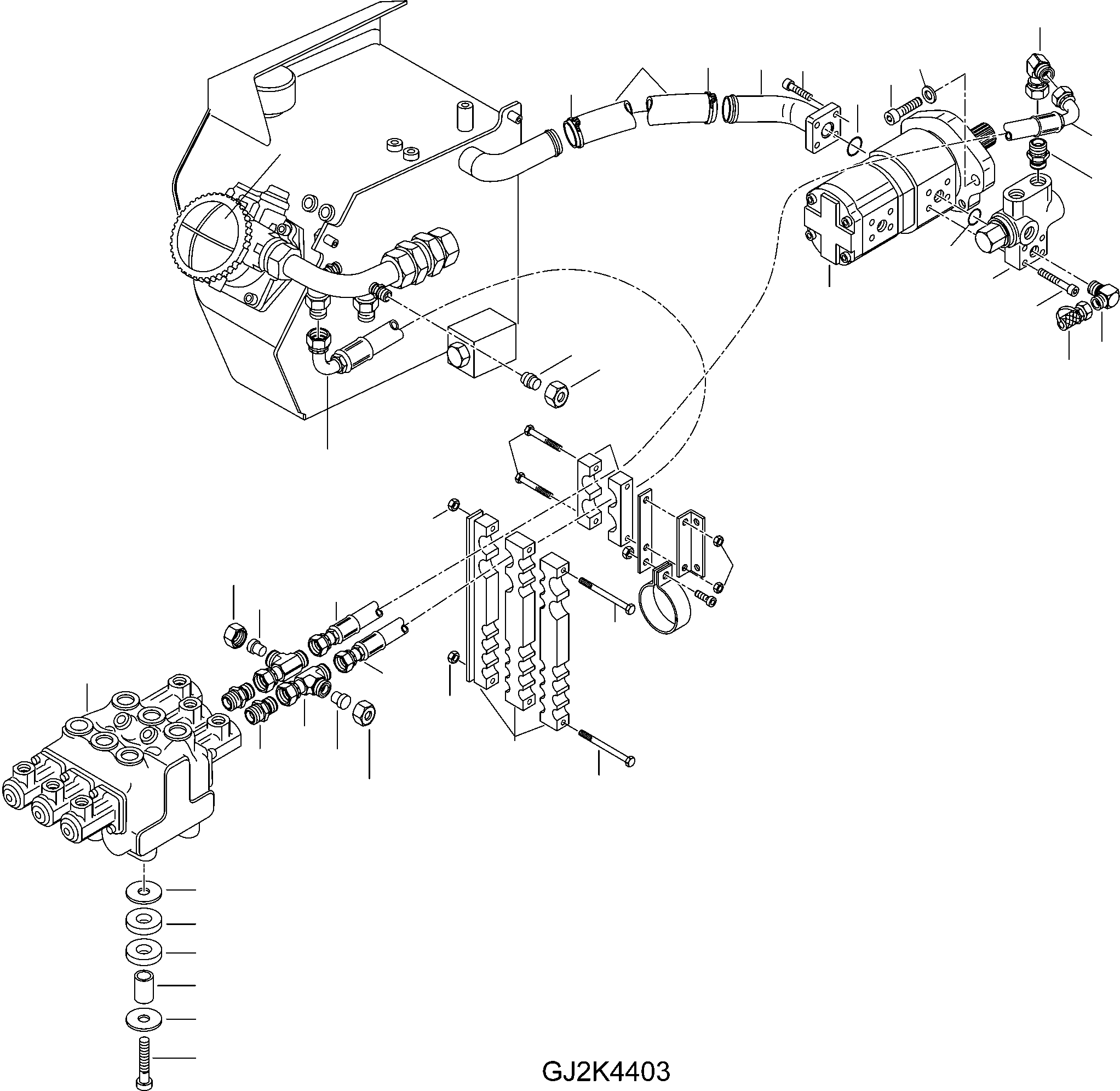 Шланг 42U-62-23180 KOMATSU