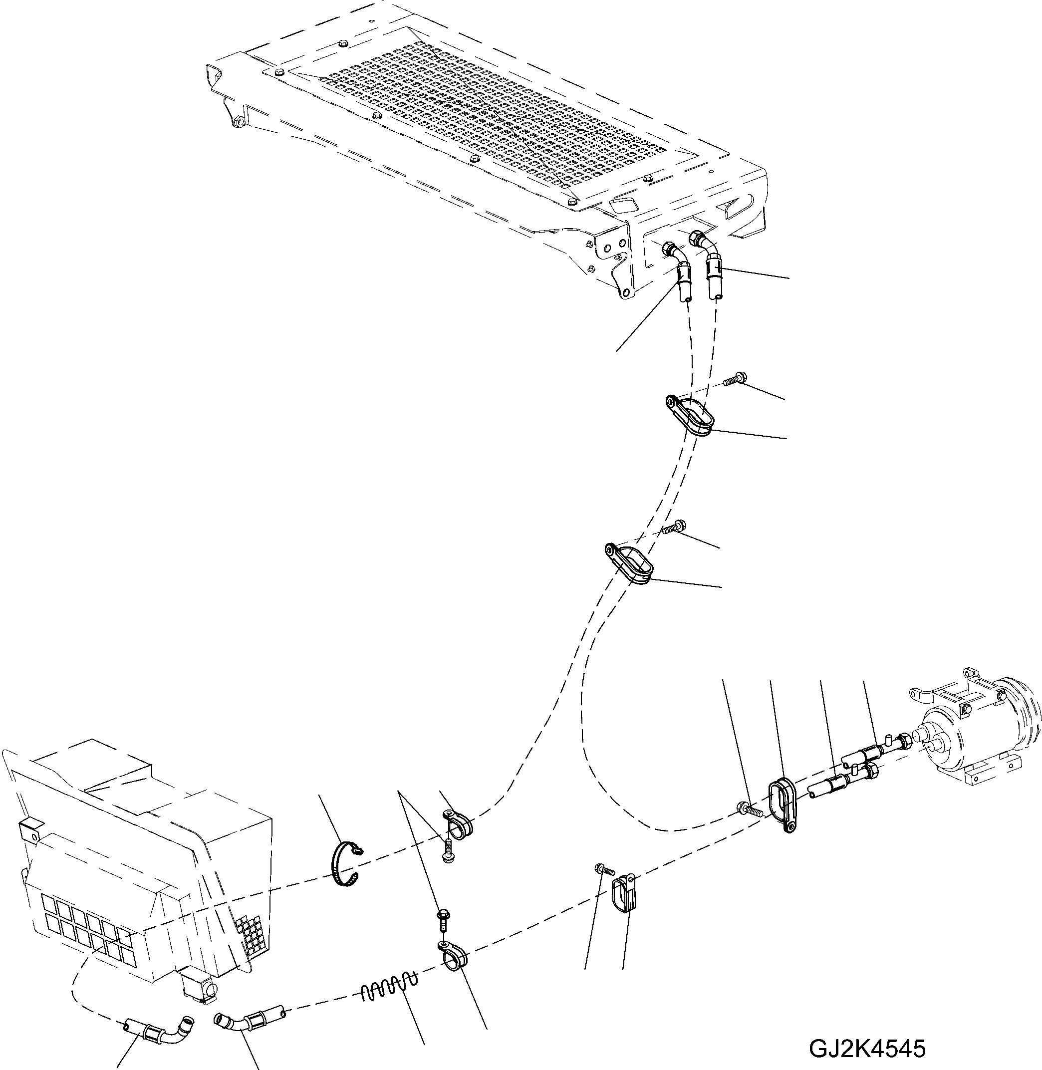 Шланг 42U-07-22A40 KOMATSU