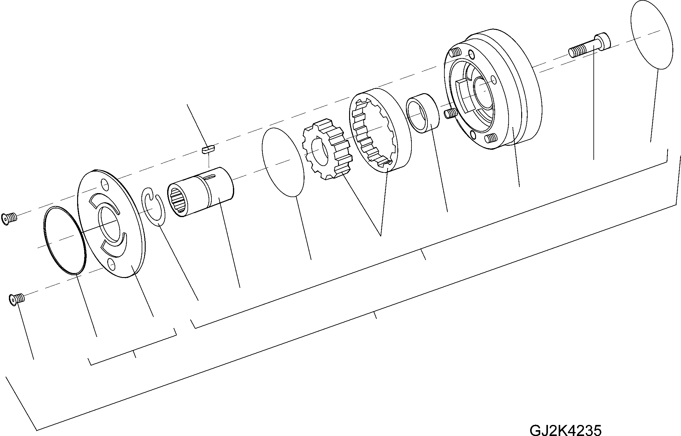 Фланец 42T-17-H0P79 KOMATSU