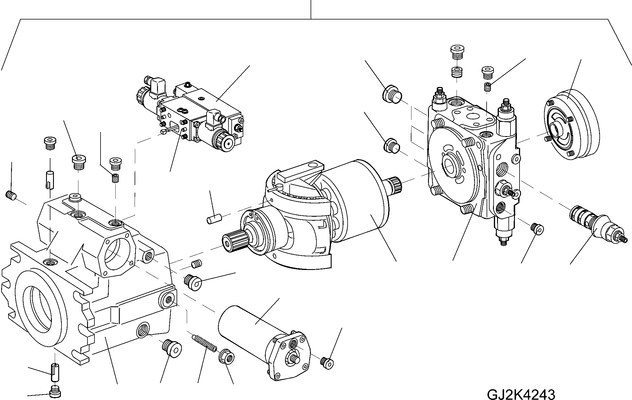 AXIAL PISTON PUMP 42U-17-21110 KOMATSU