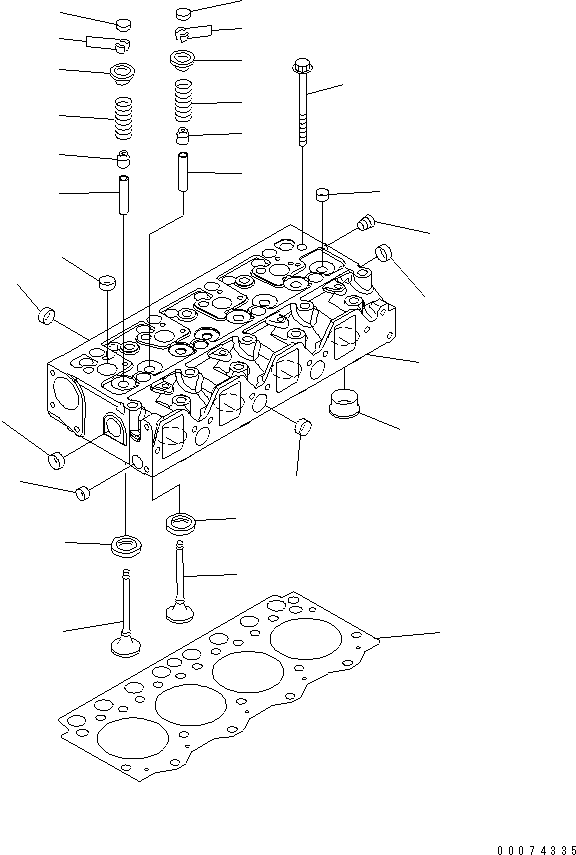 HEAD ASSEMBLY 6273-11-1010 KOMATSU