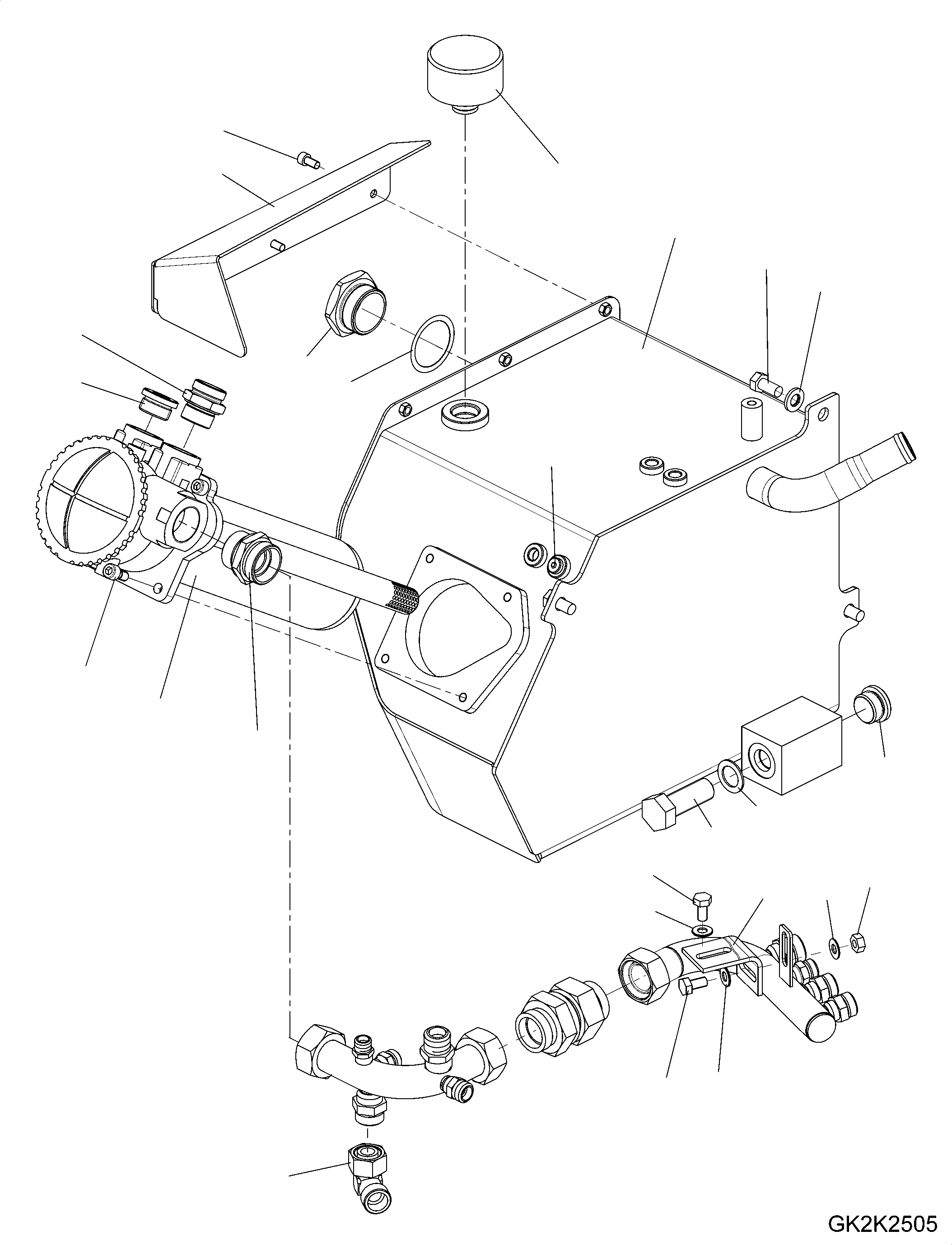 Уголок 42U-60-25170 KOMATSU