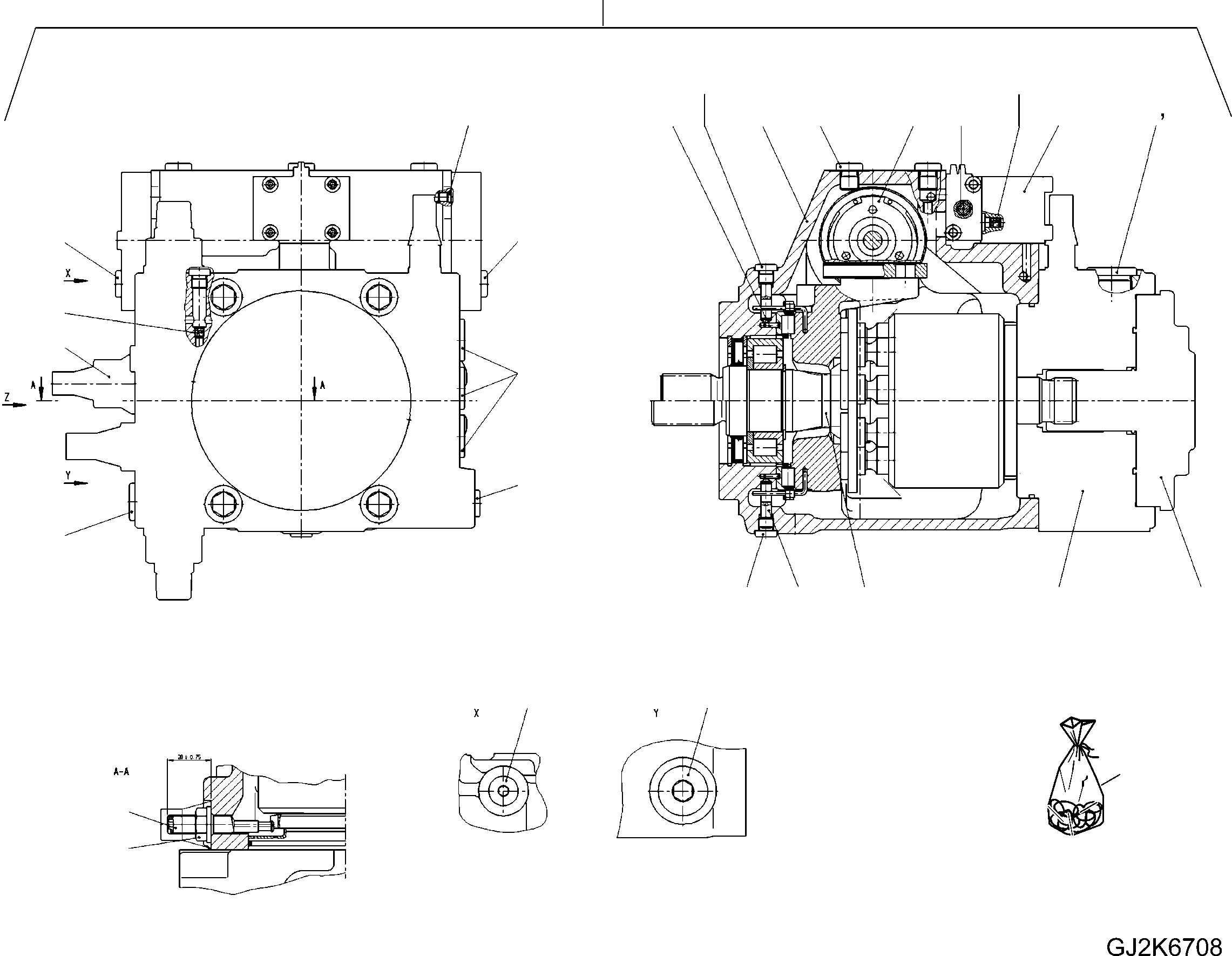 HYDRAULIC PUMP 42U-17-31010 KOMATSU