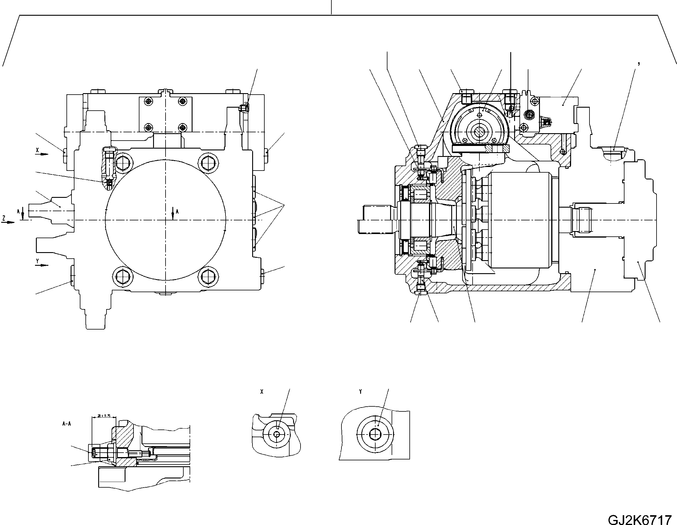 HYDRAULIC PUMP 42U-17-31030 KOMATSU