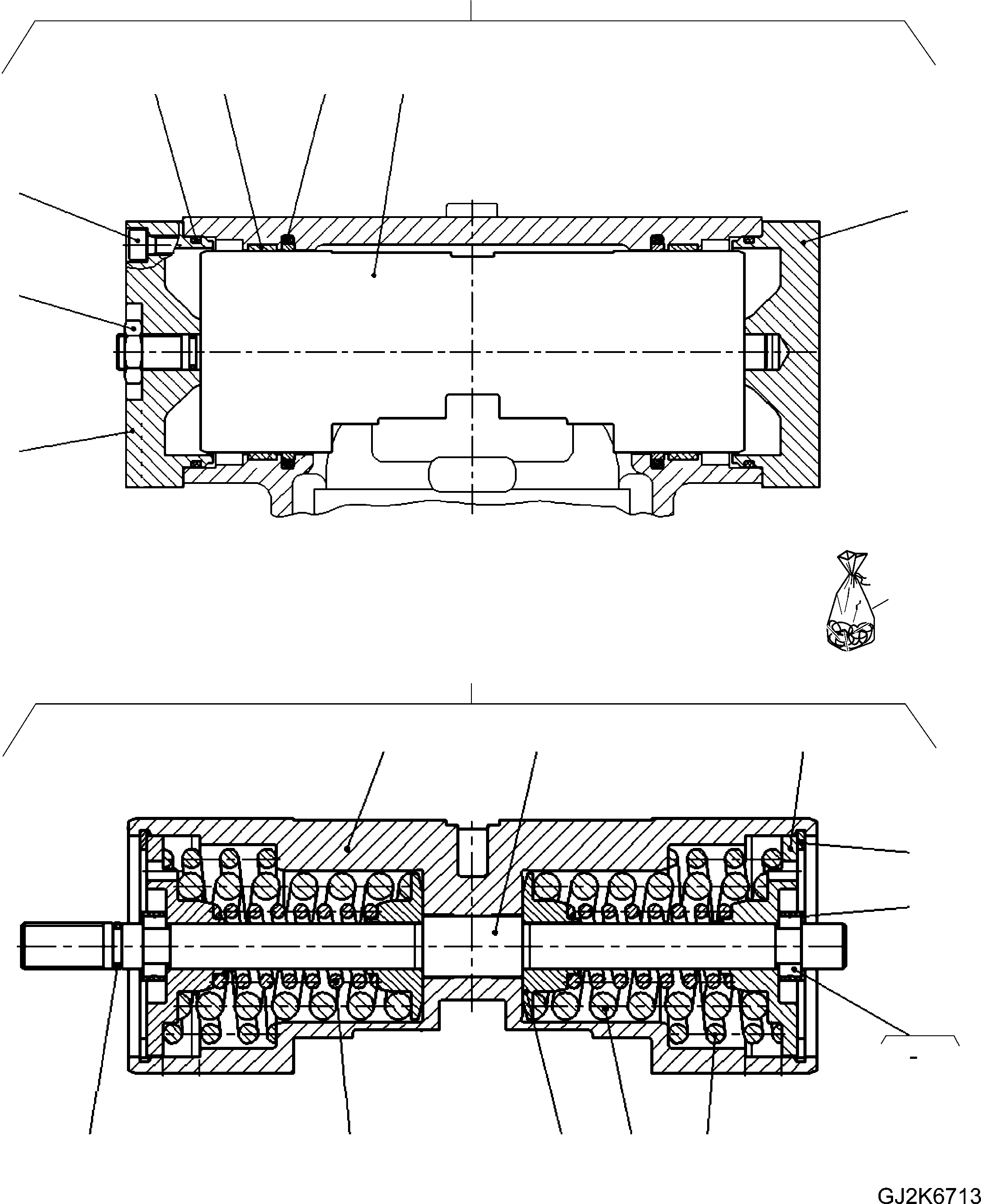 Комплект прокладок 42U-17-H0T31 KOMATSU