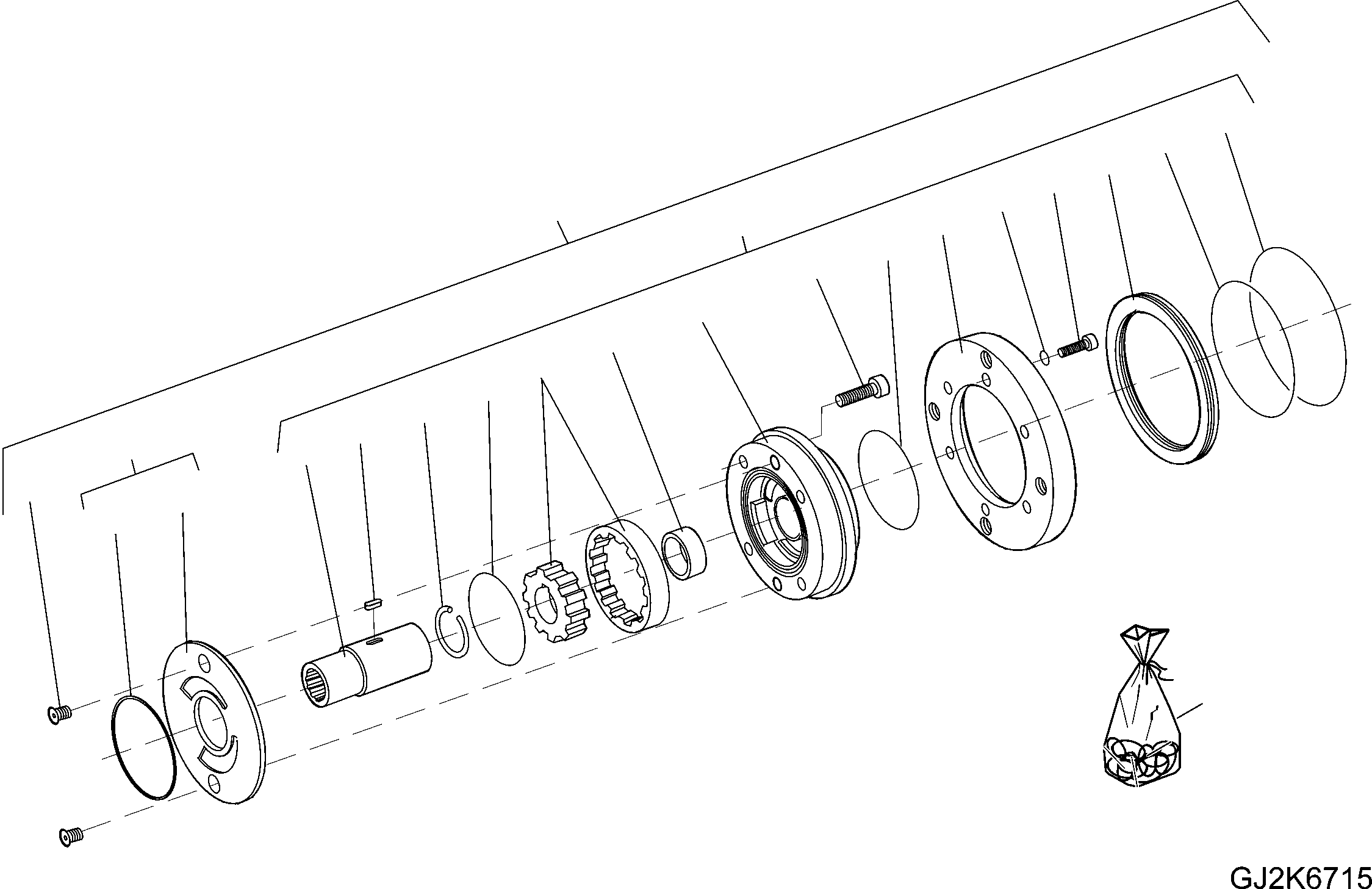 Комплект прокладок 42U-17-H0T33 KOMATSU