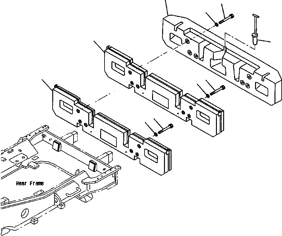 BOLT (HIGH LIFT BOOM) 427-46-15420 KOMATSU