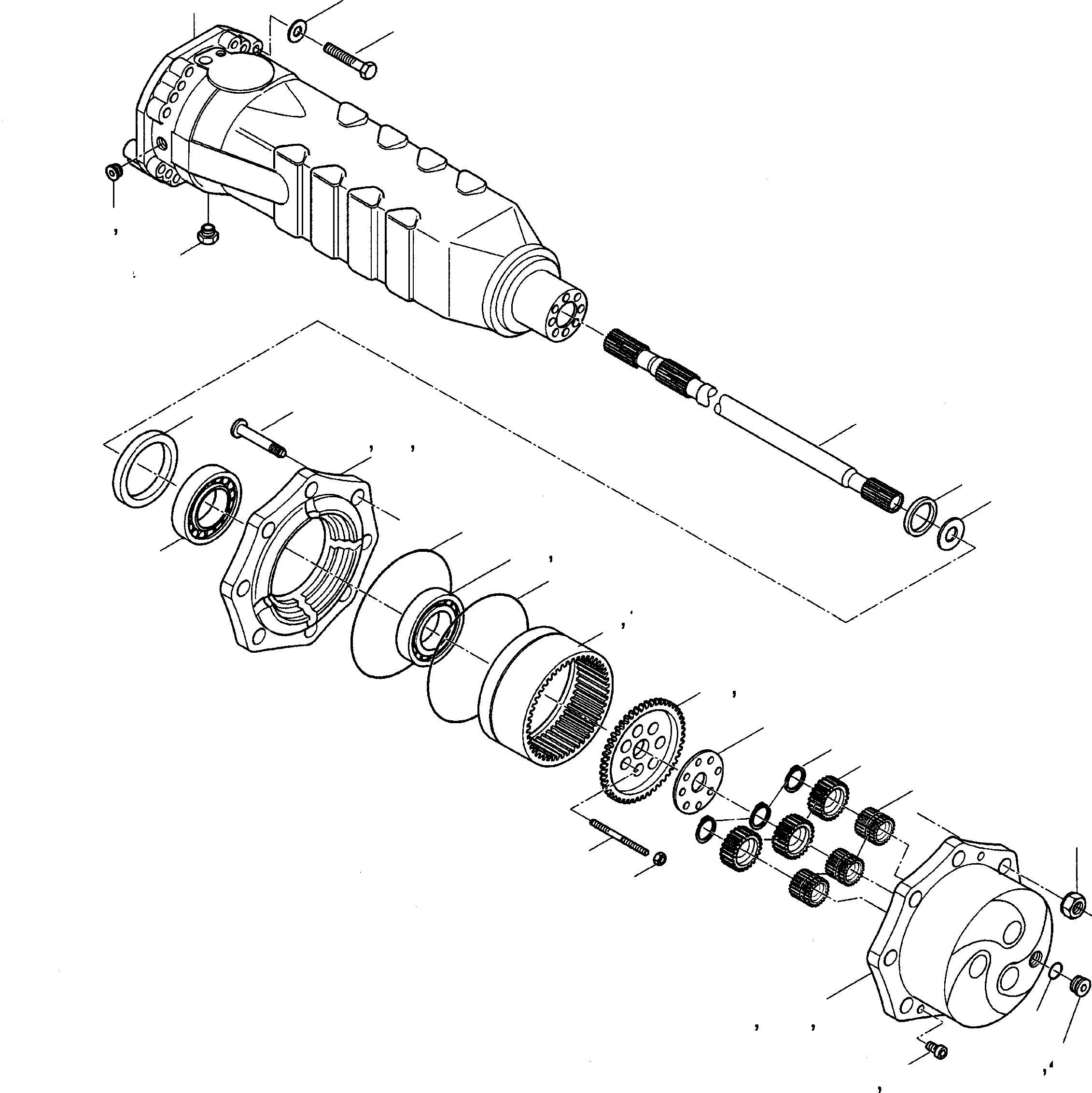 Картер 42W-22-H0P72 KOMATSU