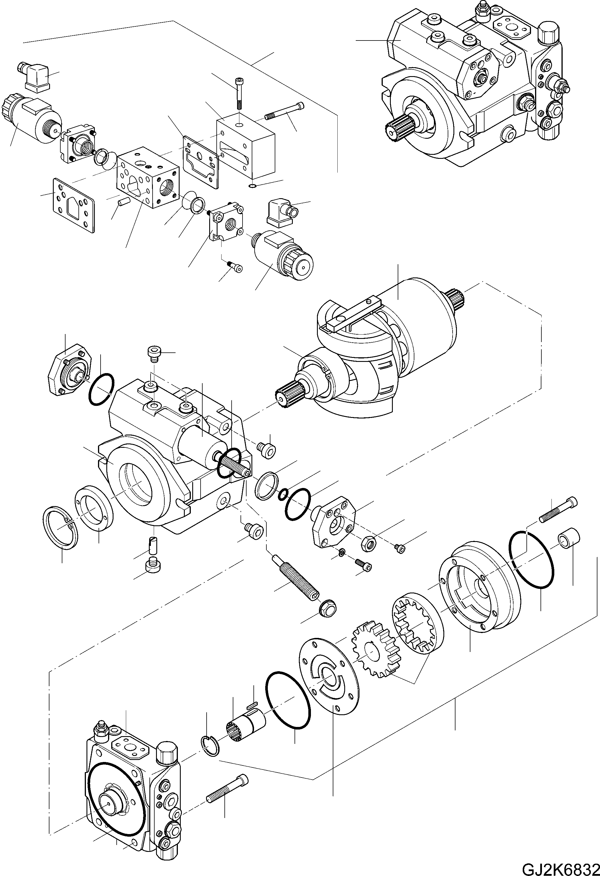 Клапан в сборе 42U-17-H0S07 KOMATSU