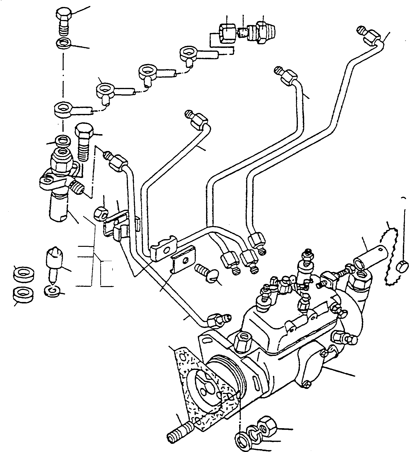 FUEL INJECTOR 4906784M91 KOMATSU