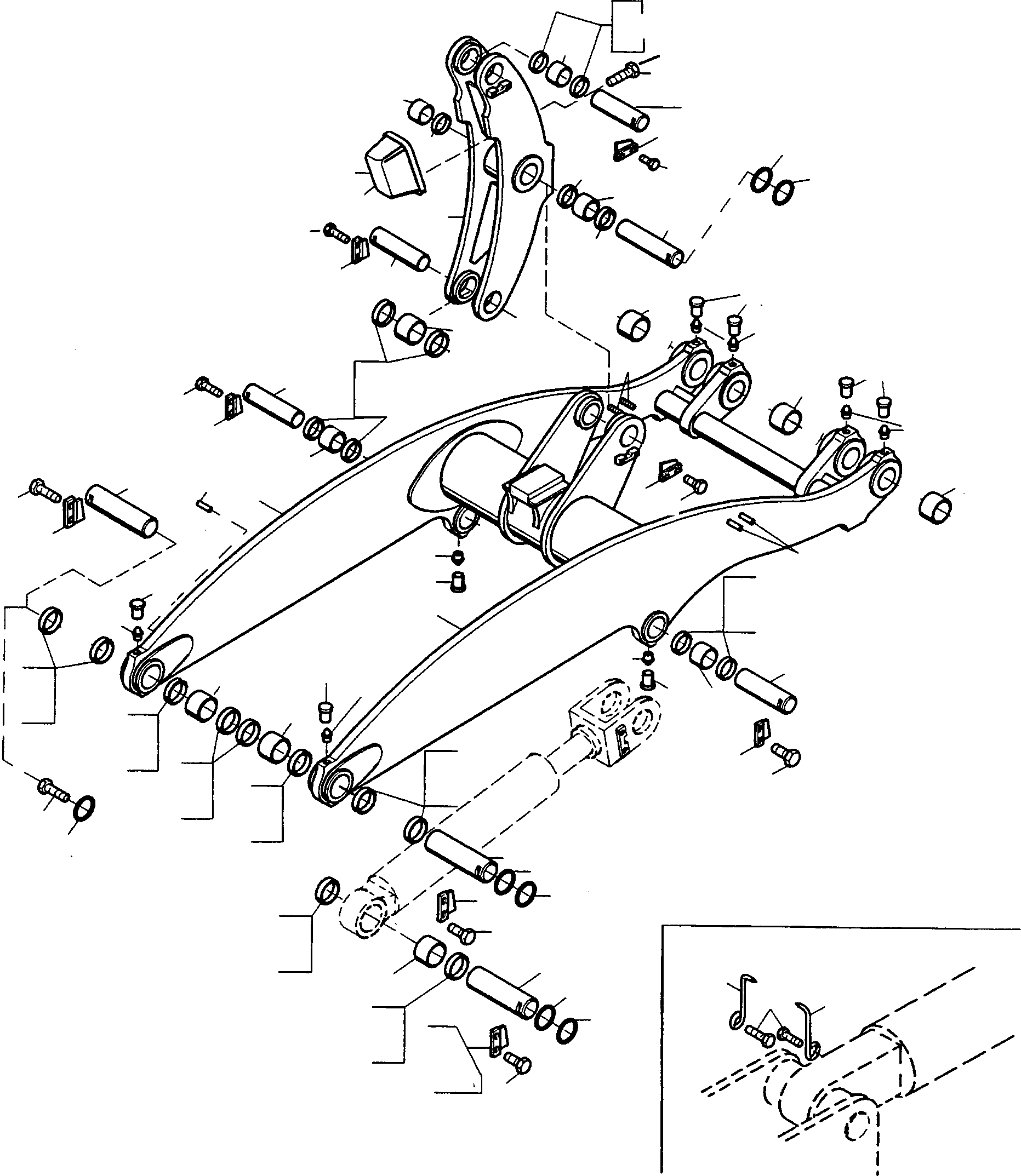 ROCKER ARM 4228632M92 KOMATSU