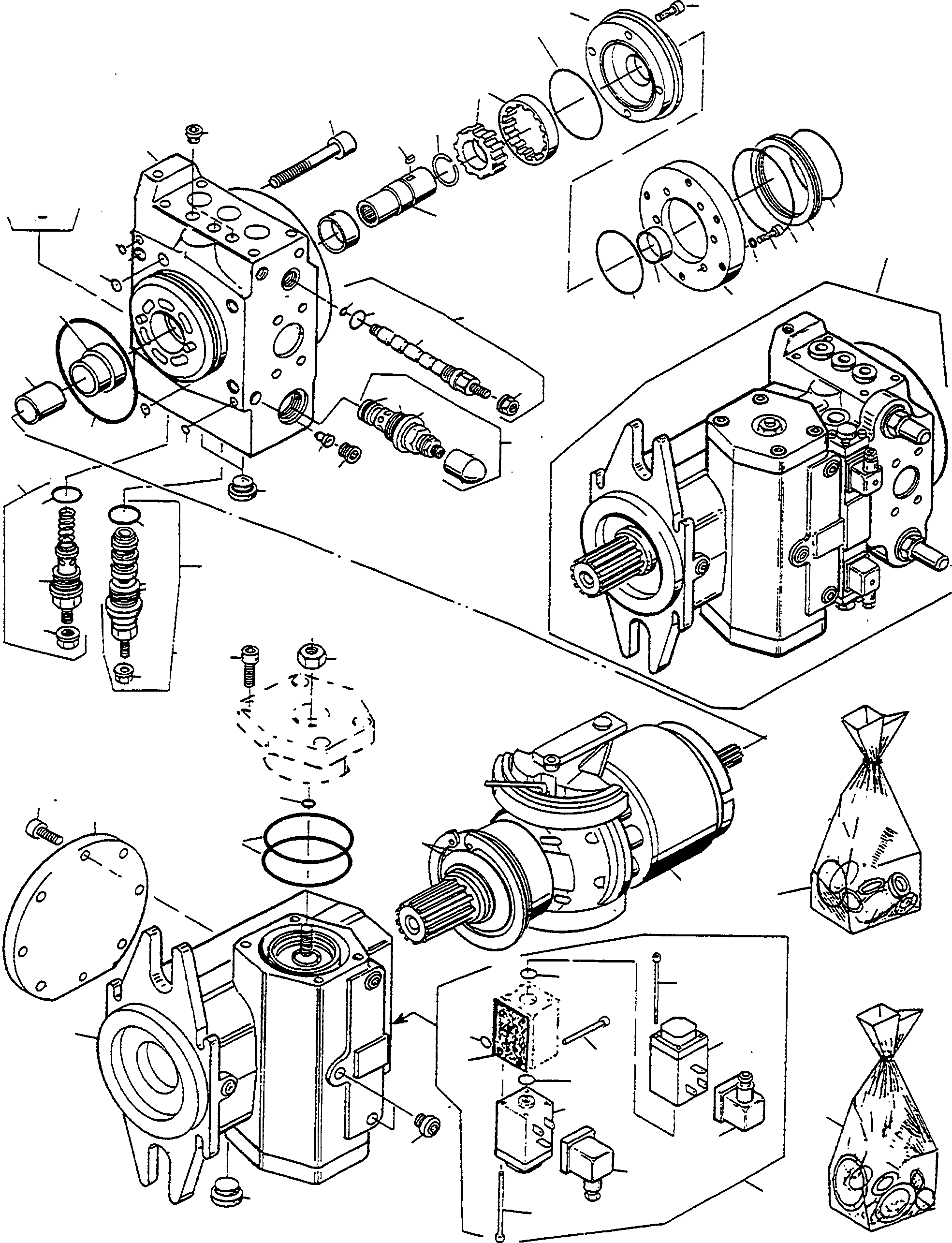 AXIAL PISTON PUMP 4229040M91 KOMATSU