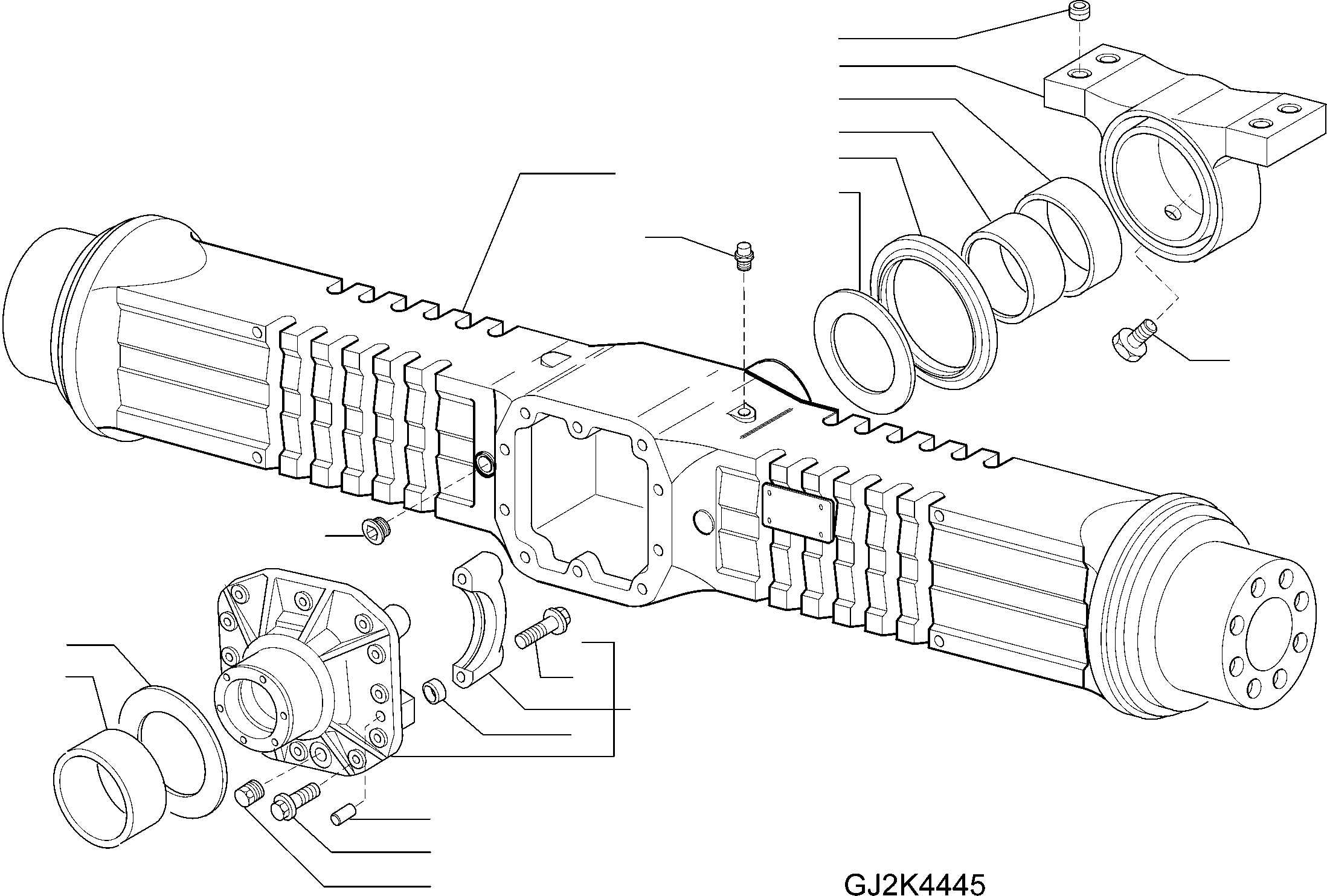 AXLE HOUSING 42W-23-H0P80 KOMATSU
