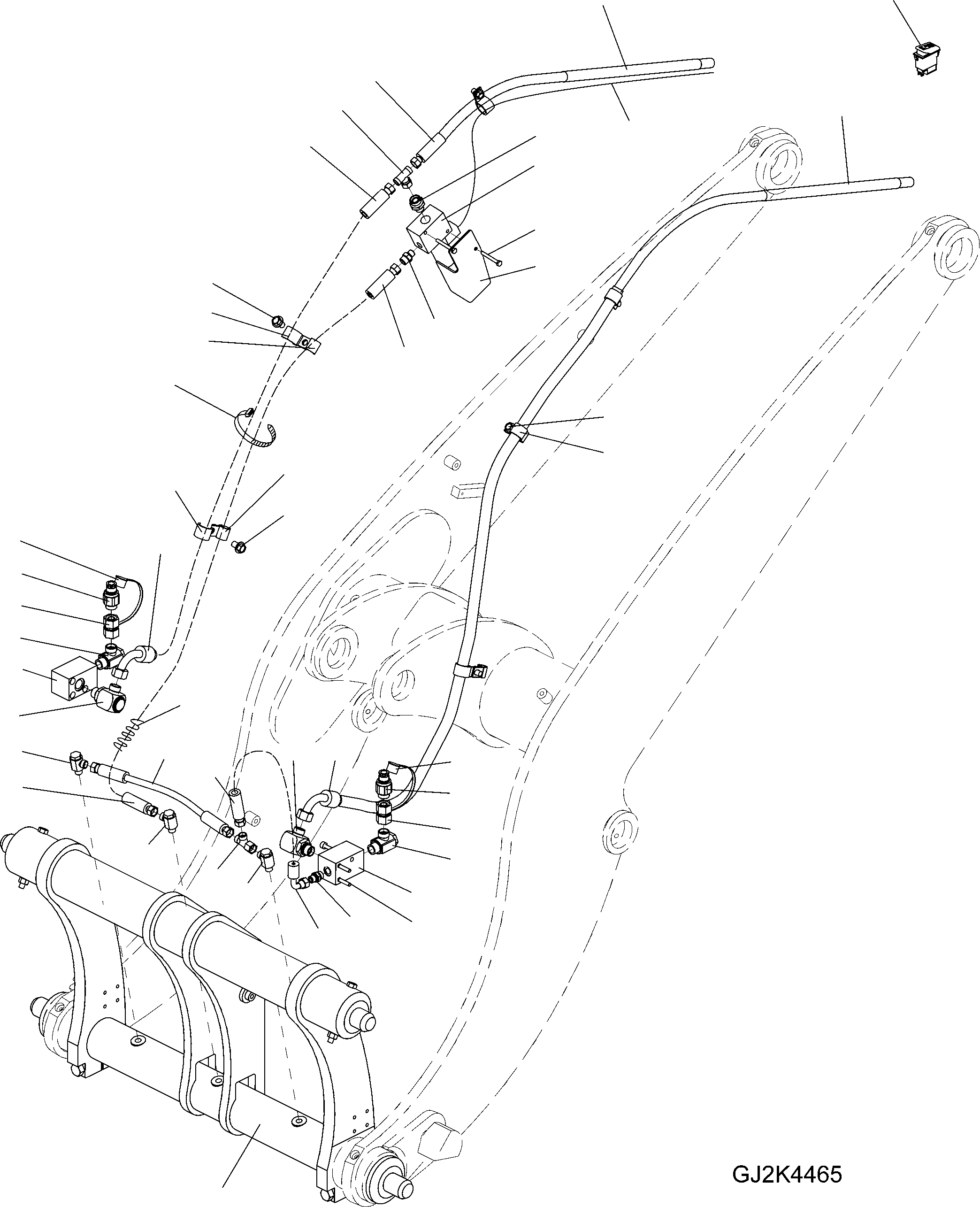 Шланг в сборе 42W-09-H2770 KOMATSU