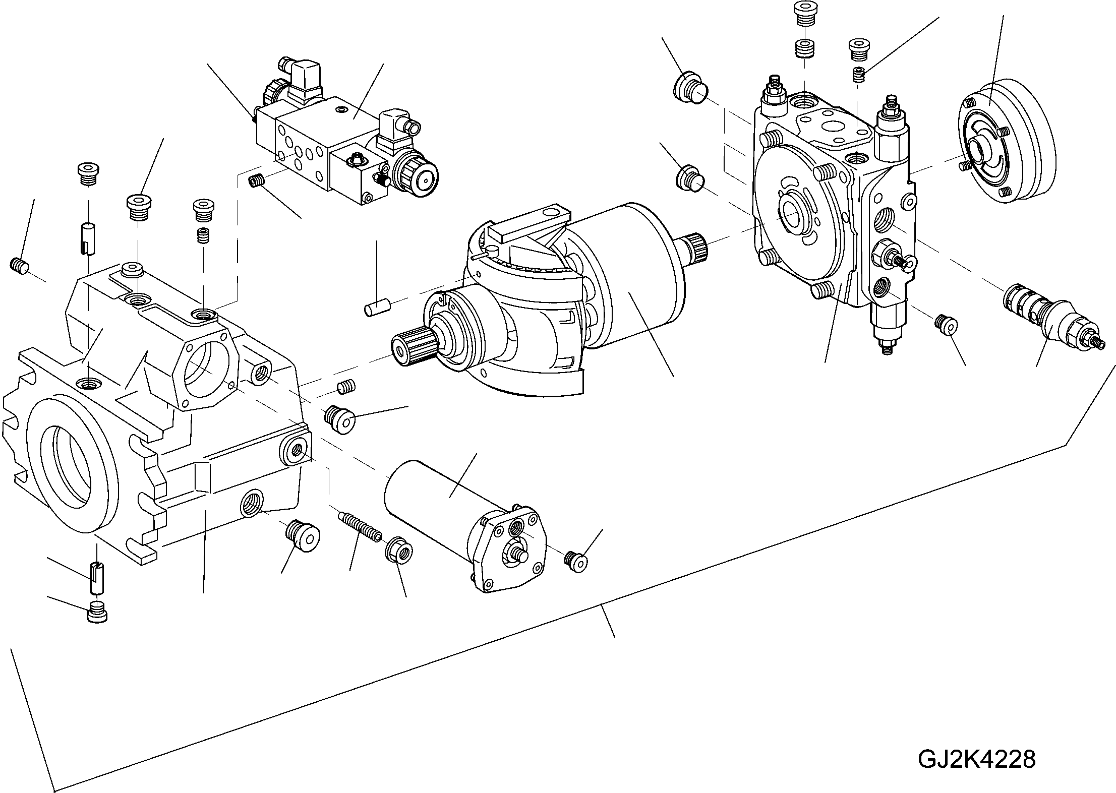 AXIAL PISTON PUMP 42W-17-21000 KOMATSU