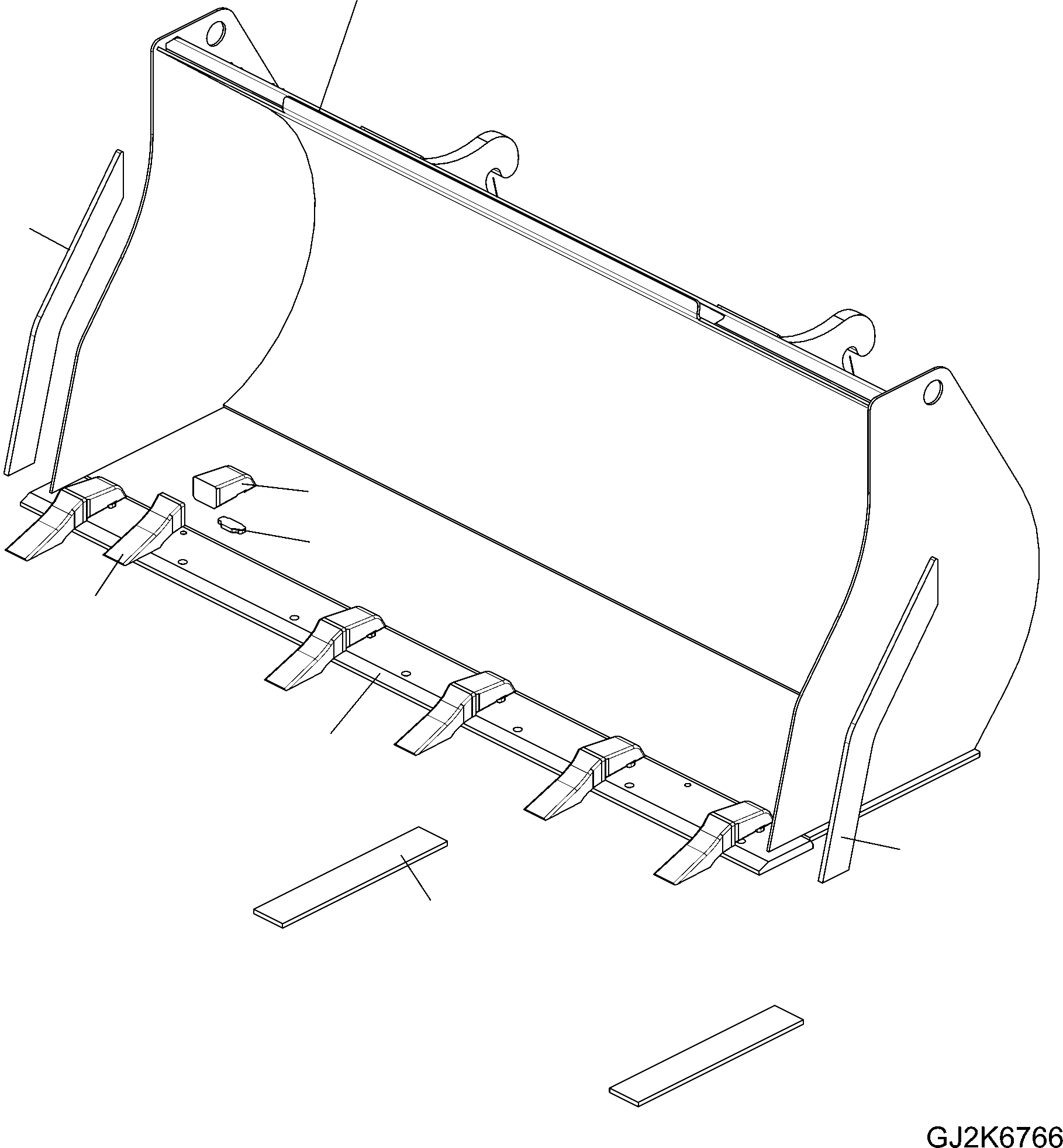 Ковш 42W-70-32210 KOMATSU