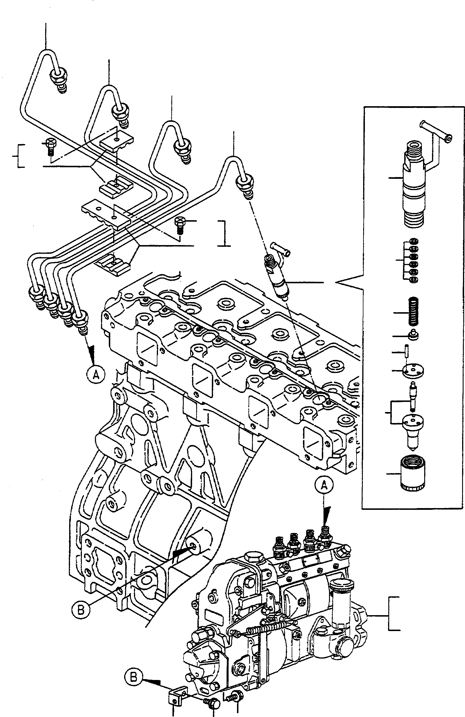 INJECTION PUMP YM123913-51010 KOMATSU