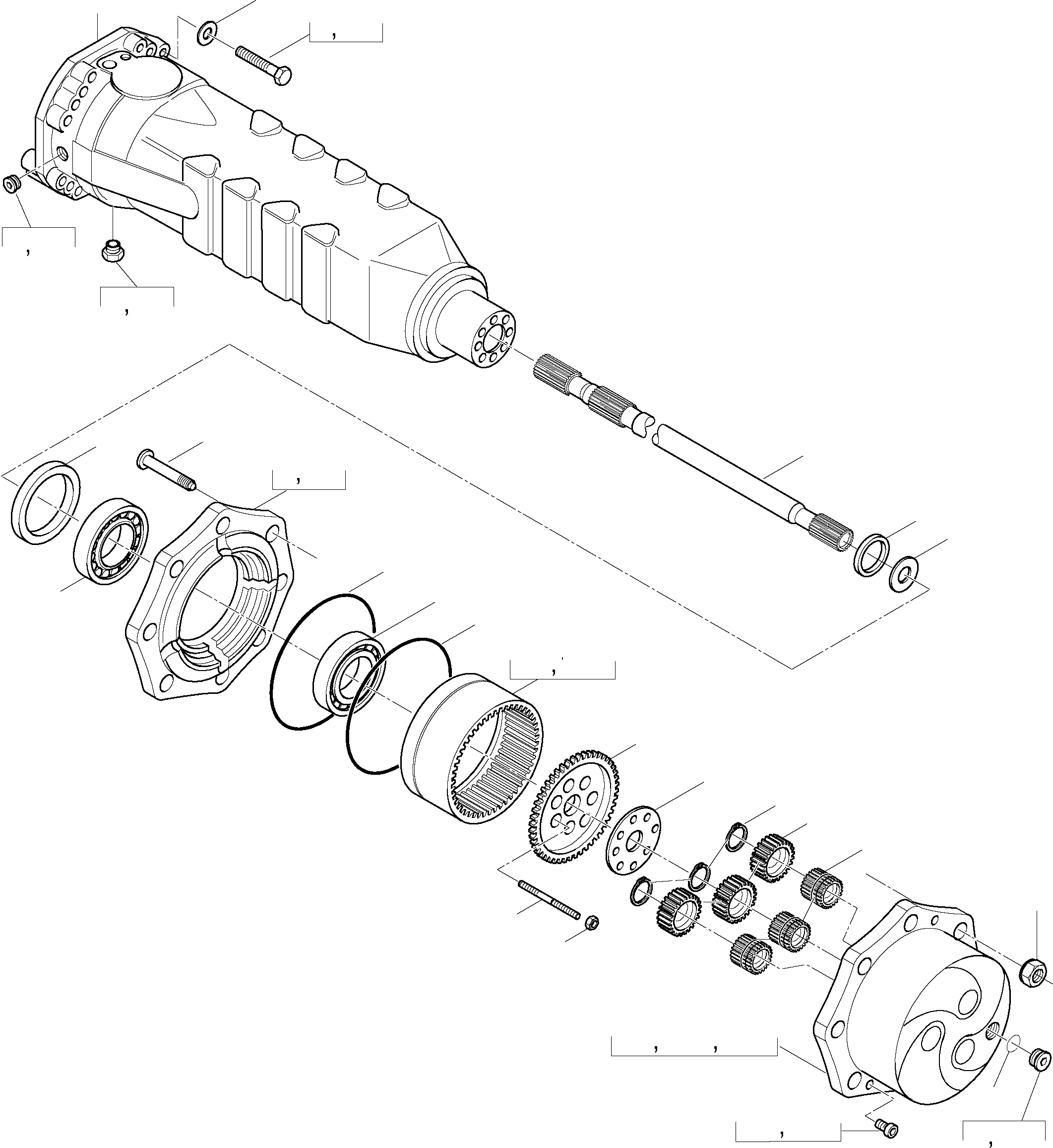 ANNULAR GEAR 42W-22-H0P54 KOMATSU
