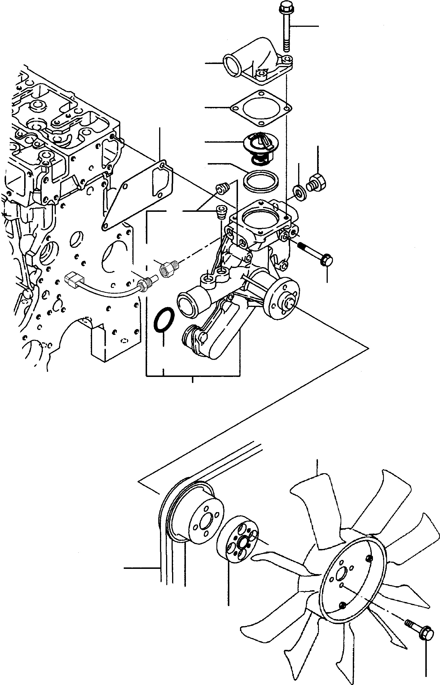 DISTANCE PIECE YM123913-44761 KOMATSU