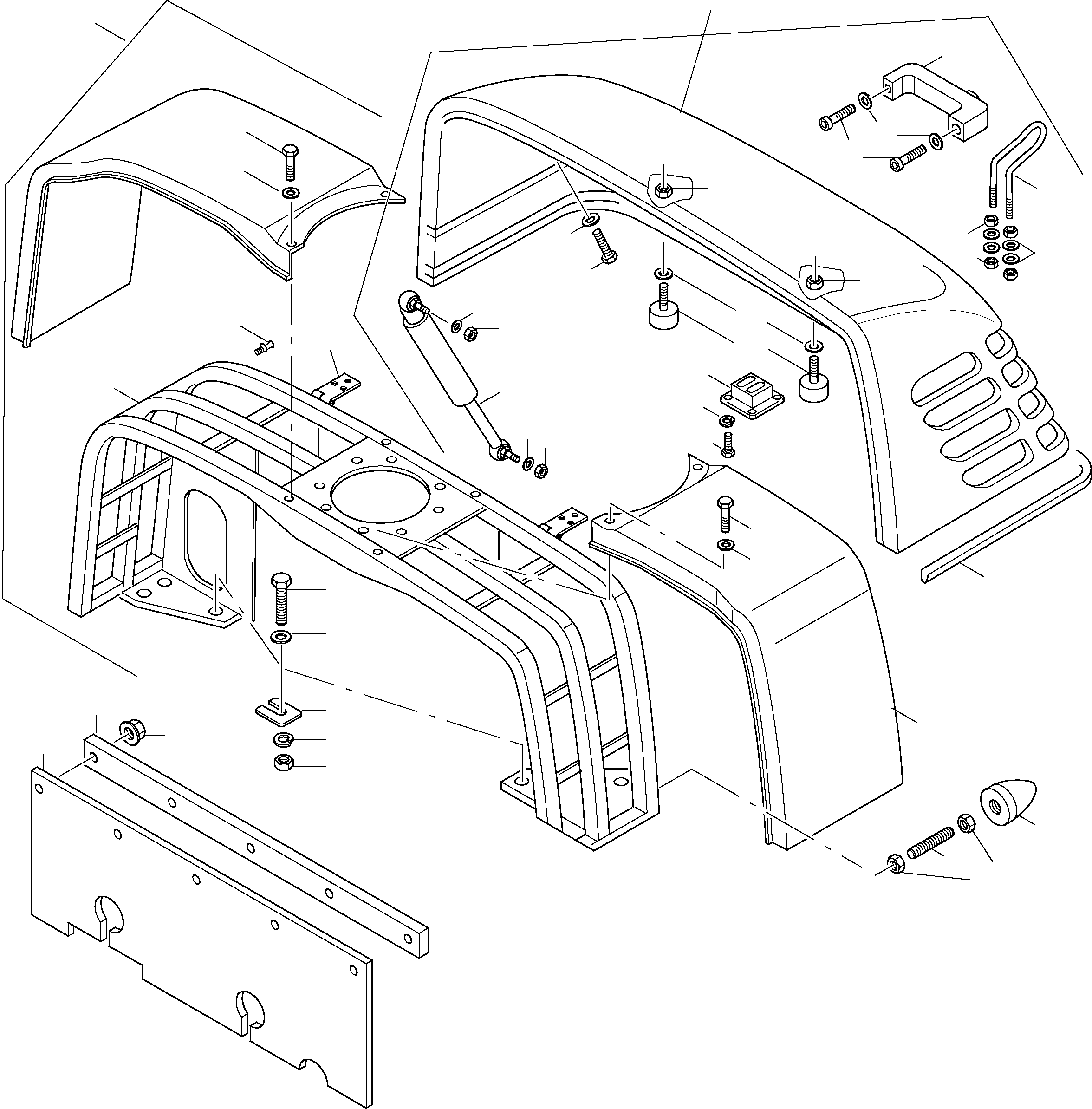 COVERING 42W-54-11240 KOMATSU