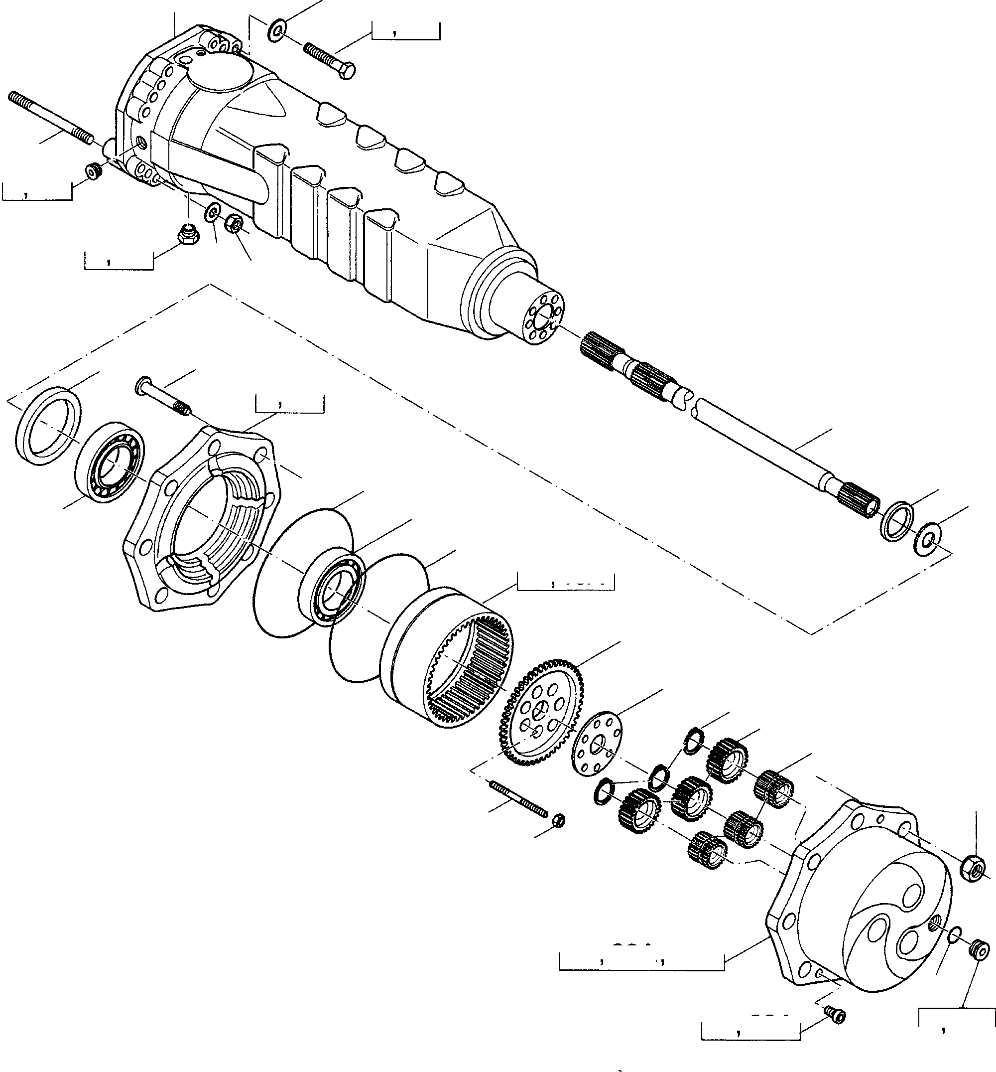 Картер 42W-22-H0P45 KOMATSU