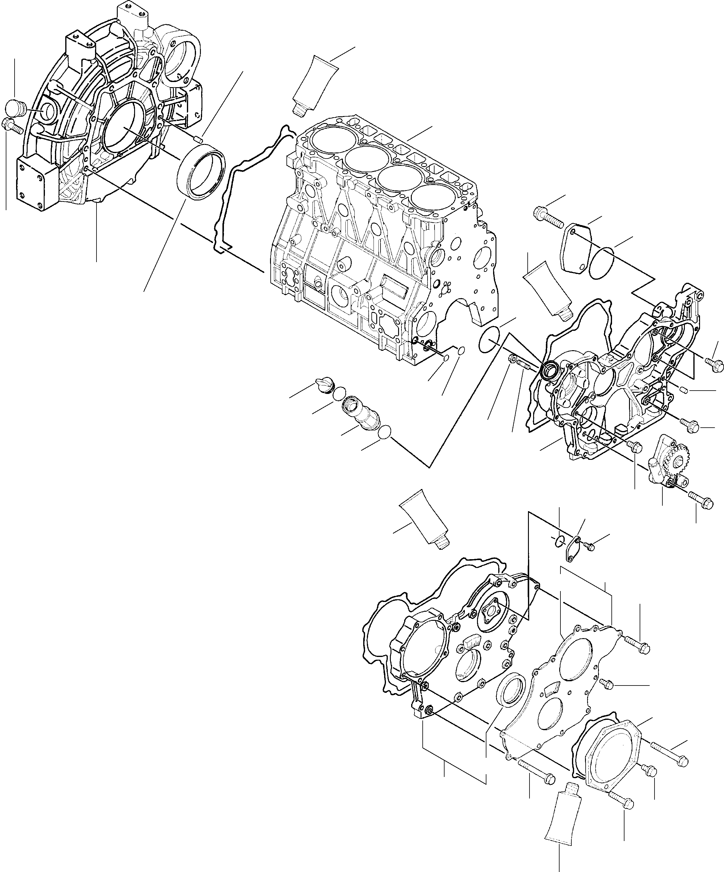 Картер YM129972-01500 KOMATSU