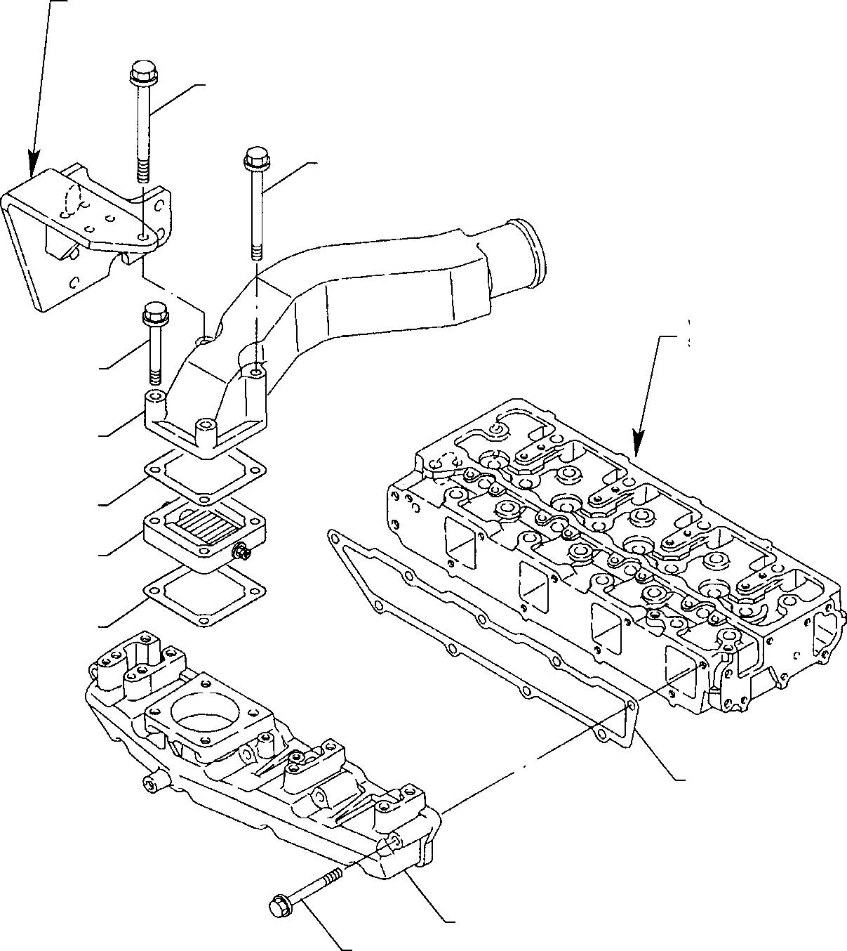 Aspirated engine (871070017) KOMATSU