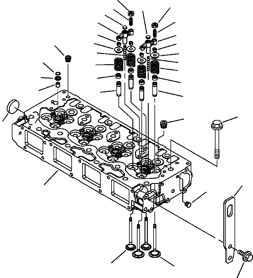 GUIDE, INTAKE VALVE YM123907-11160 KOMATSU