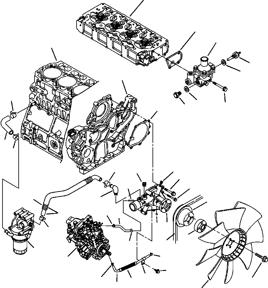 Прокладка YM123900-42005 KOMATSU