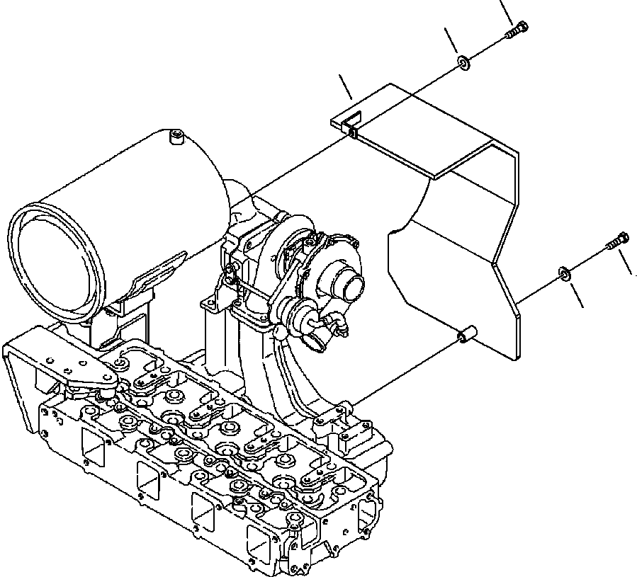 SHIELD, HEAT 312607156 KOMATSU