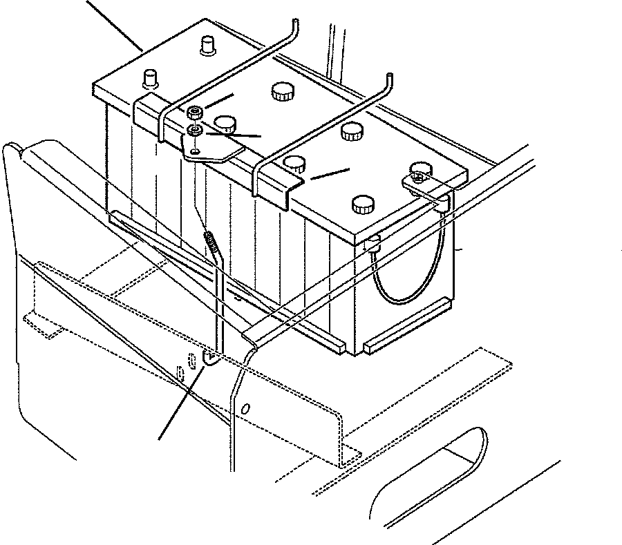 BATTERY, 185 AMP HOUR (COLD SPEC) 2938-06-1330 KOMATSU