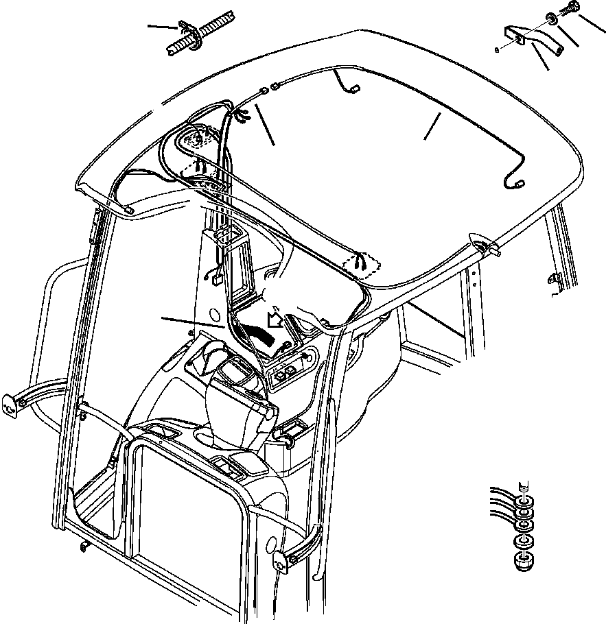 HARNESS, RADIO 42N-06-13780 KOMATSU