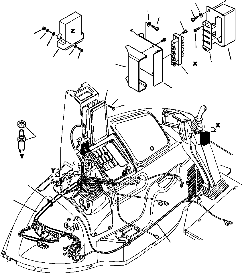 CONTACT, FIXED 21D-64-14340 KOMATSU