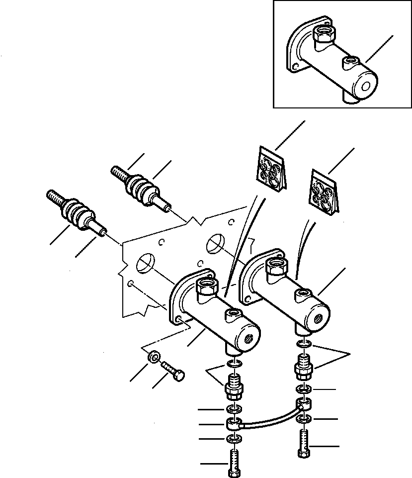 PUMP, BRAKE CYLINDER 80100068 KOMATSU