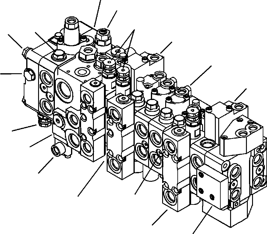 MAIN VALVE 723-1A-15901 KOMATSU