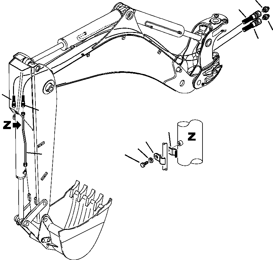 Шланг 42N-62-15280 KOMATSU