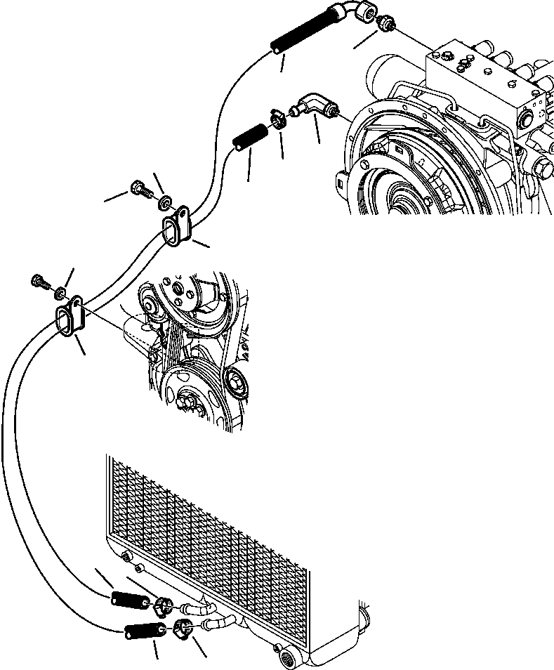 Шланг 42N-62-11180 KOMATSU