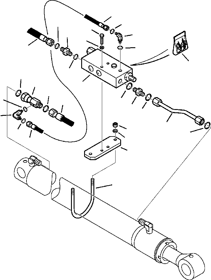 BRACKET, VALVE 312731507 KOMATSU