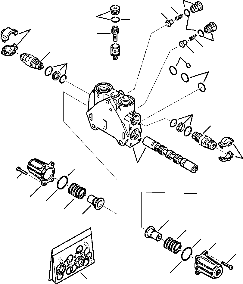 BOOM SECTION 844020740 KOMATSU