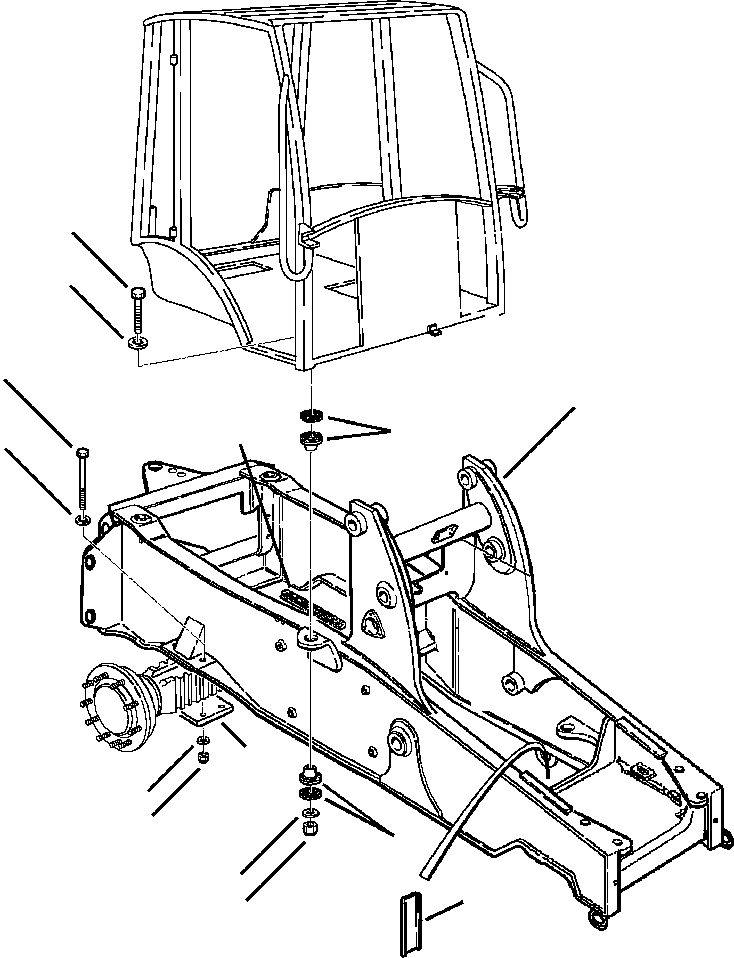 FRAME, MAIN 312601070 KOMATSU