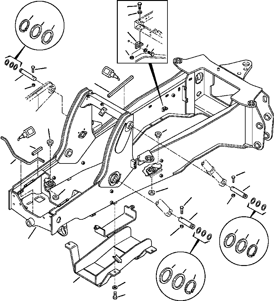 Стопорное кольцо 42D-70-11830 KOMATSU
