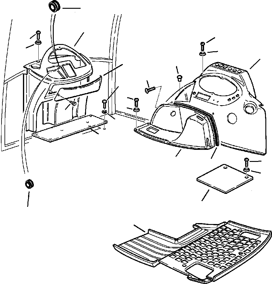 DASHBOARD, LATERAL 312693727 KOMATSU