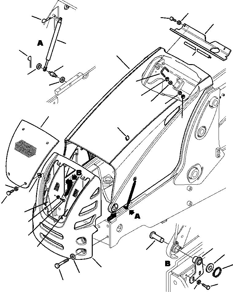 Прокладка 312 648 730 KOMATSU