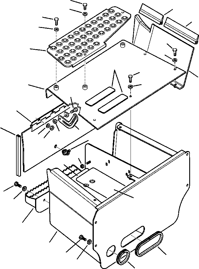 KIT, TOOL BOX 2938-54-4301 KOMATSU