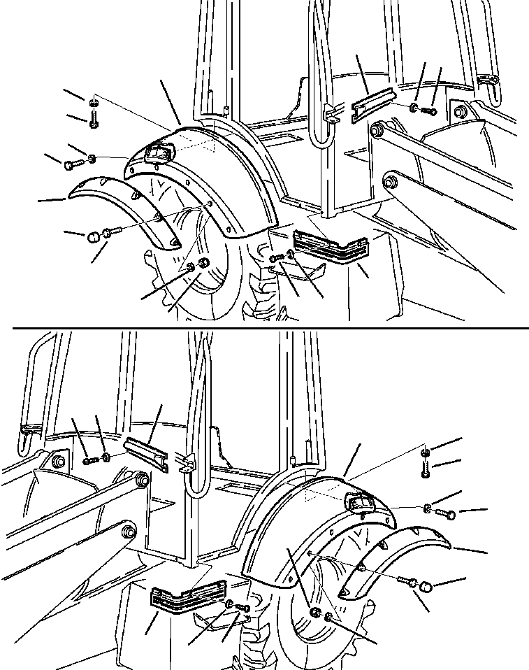 FENDER, LEFT 312605827 KOMATSU