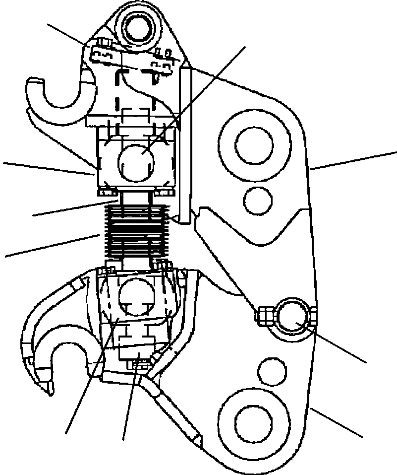 Стопорная пластина ME034-0-0730 KOMATSU